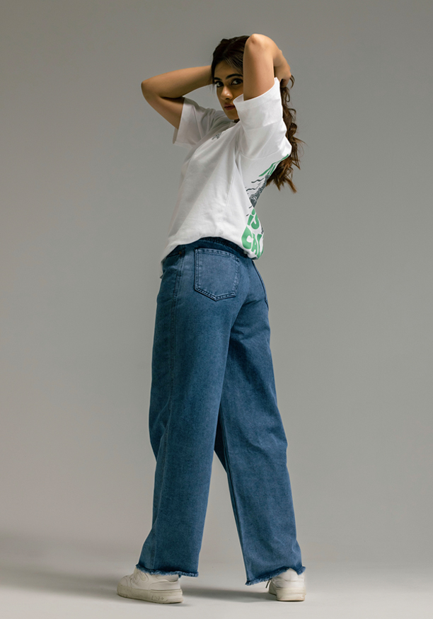 HENASSY WIDE LEG JEAN